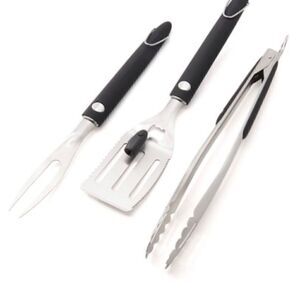 Chef Robert Irvine | Black 4-Piece Barbecue Tool Set